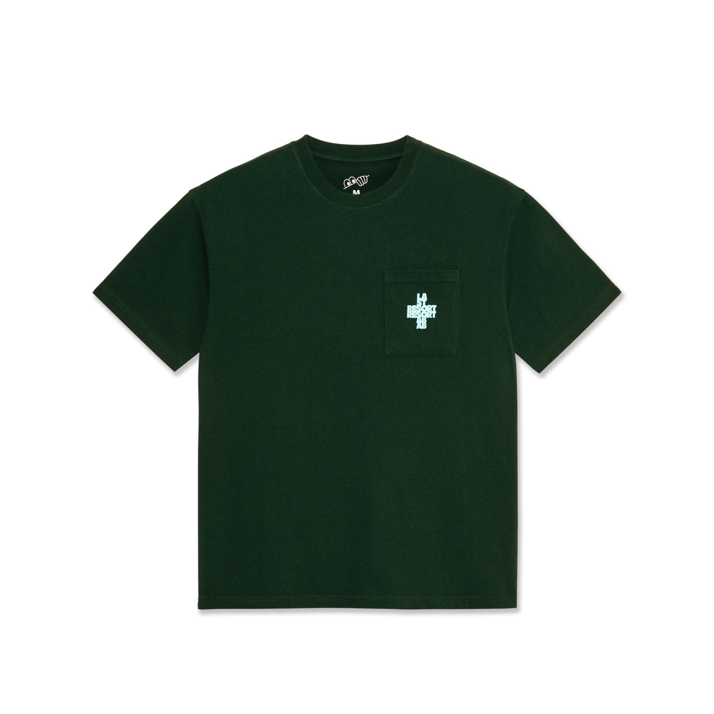 Cross Pocket Tee (Washed Green) – Last Resort AB