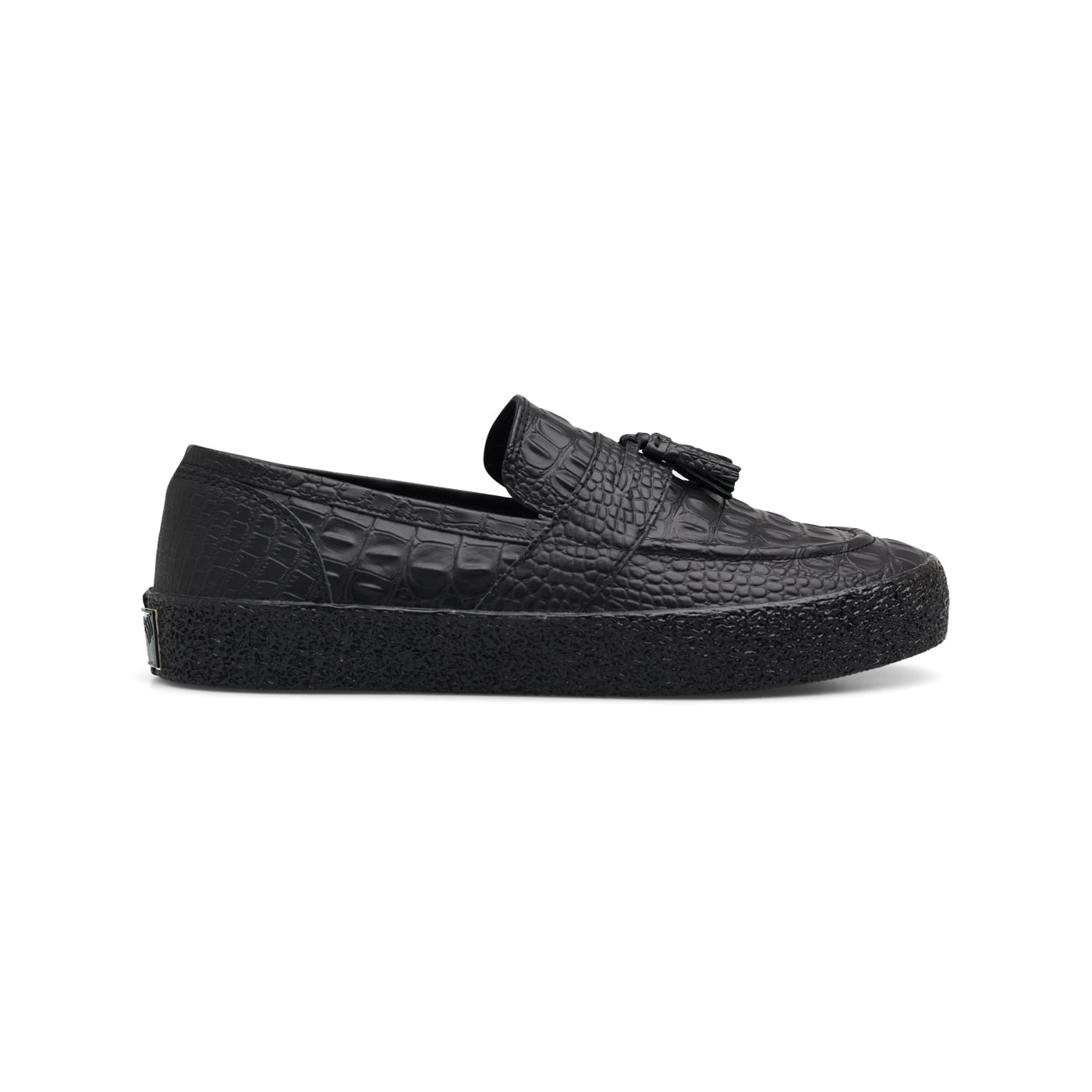 VM005-Loafer Leather (Croc Black/Black) – Last Resort AB