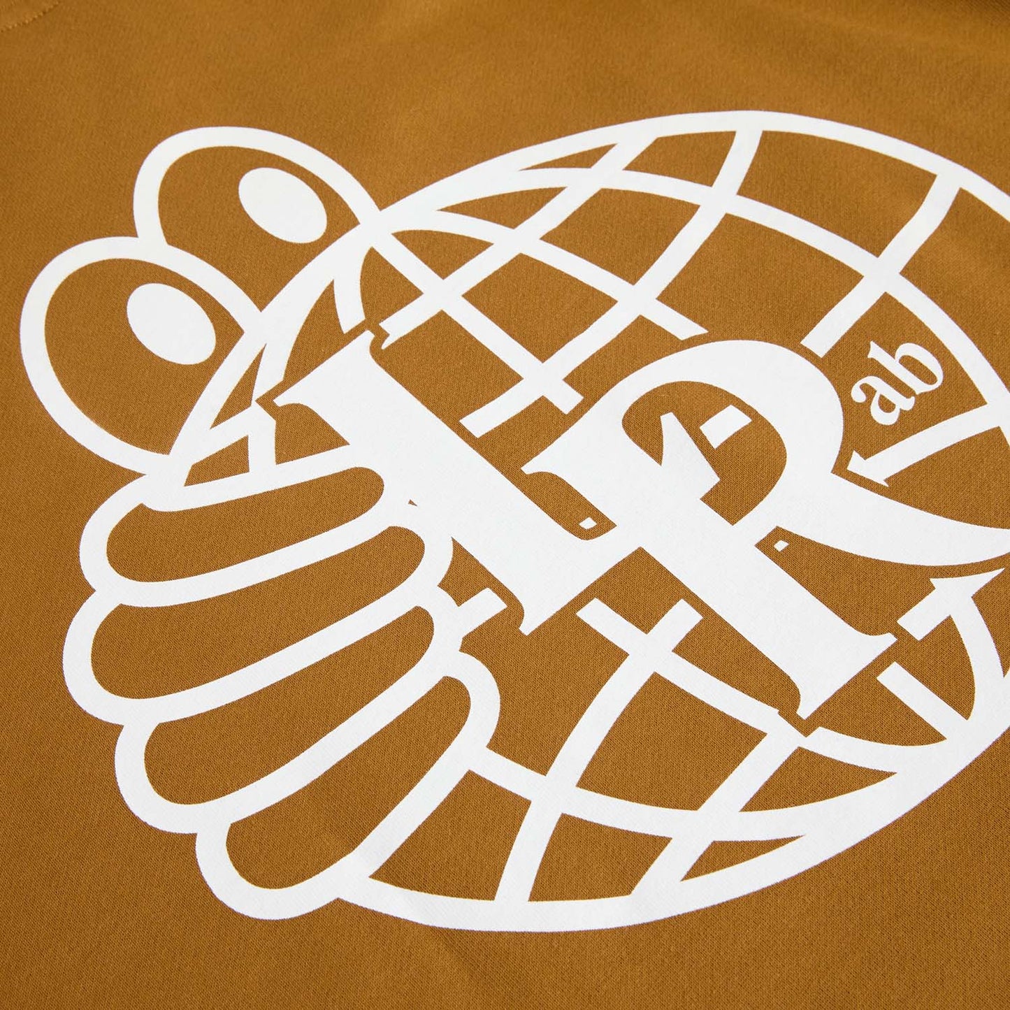 Atlas Monogram Hoodie (Golden Brown/White)