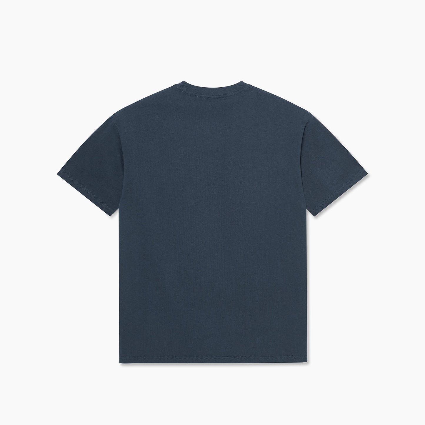 Script SS Tee (Dress Blue)