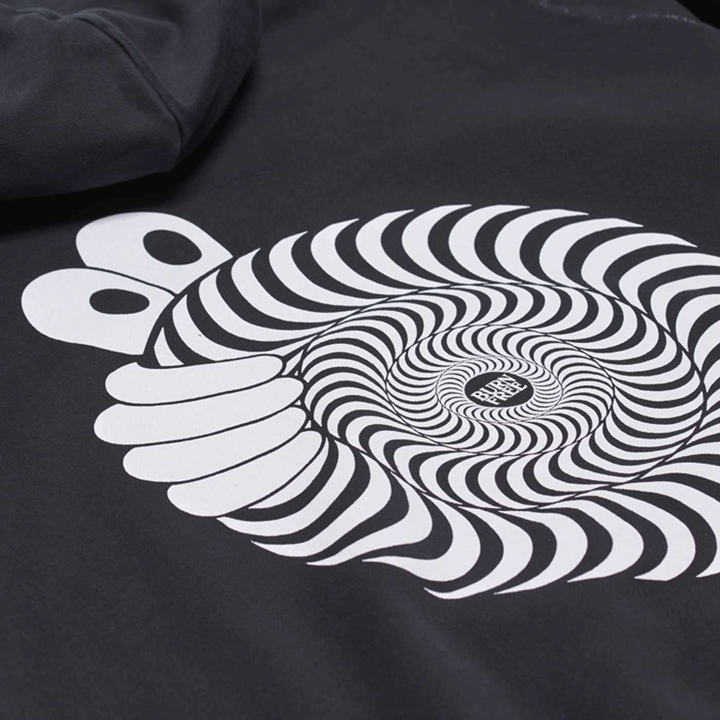 LRAB x SPITFIRE Swirl Hoodie (Washed Black) – Last Resort AB