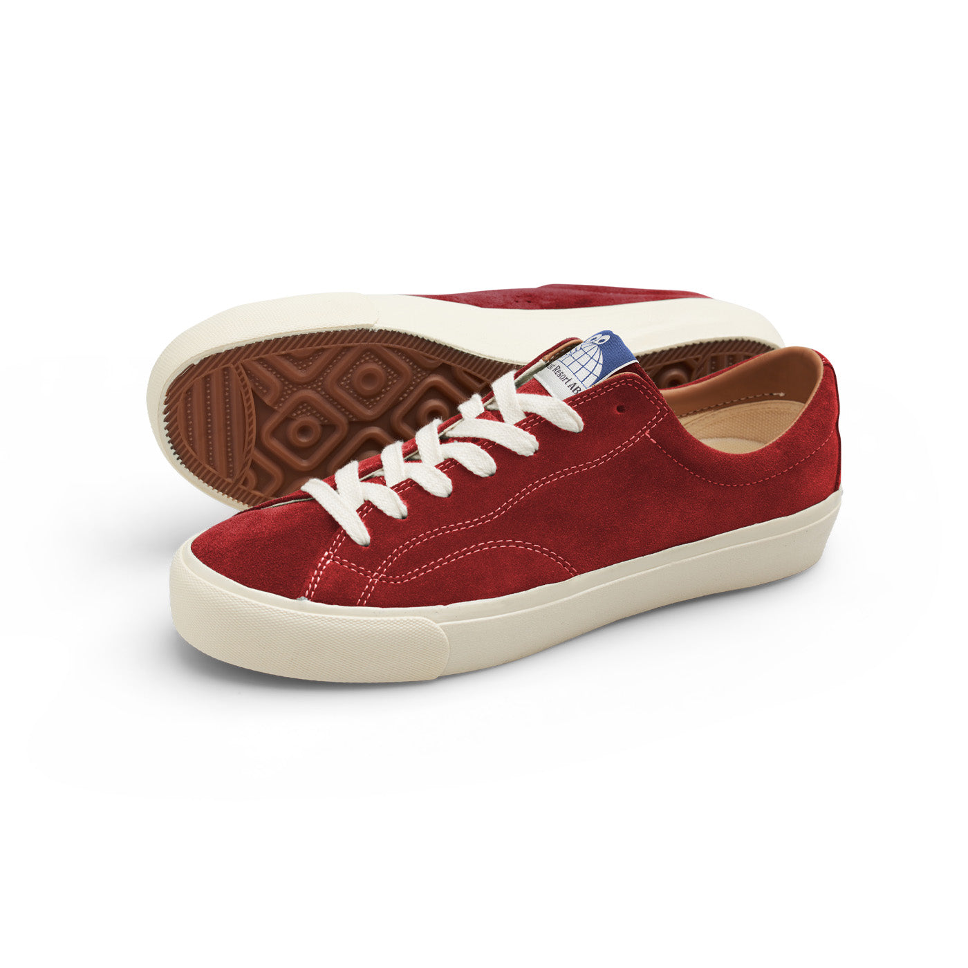 VM003-LO Suede (Old Red/White)