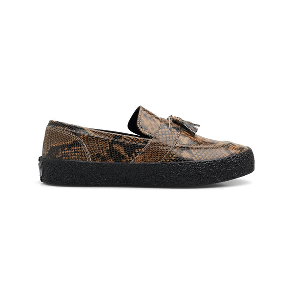 VM005-Loafer Leather (Brown Python/Black) – Last Resort AB