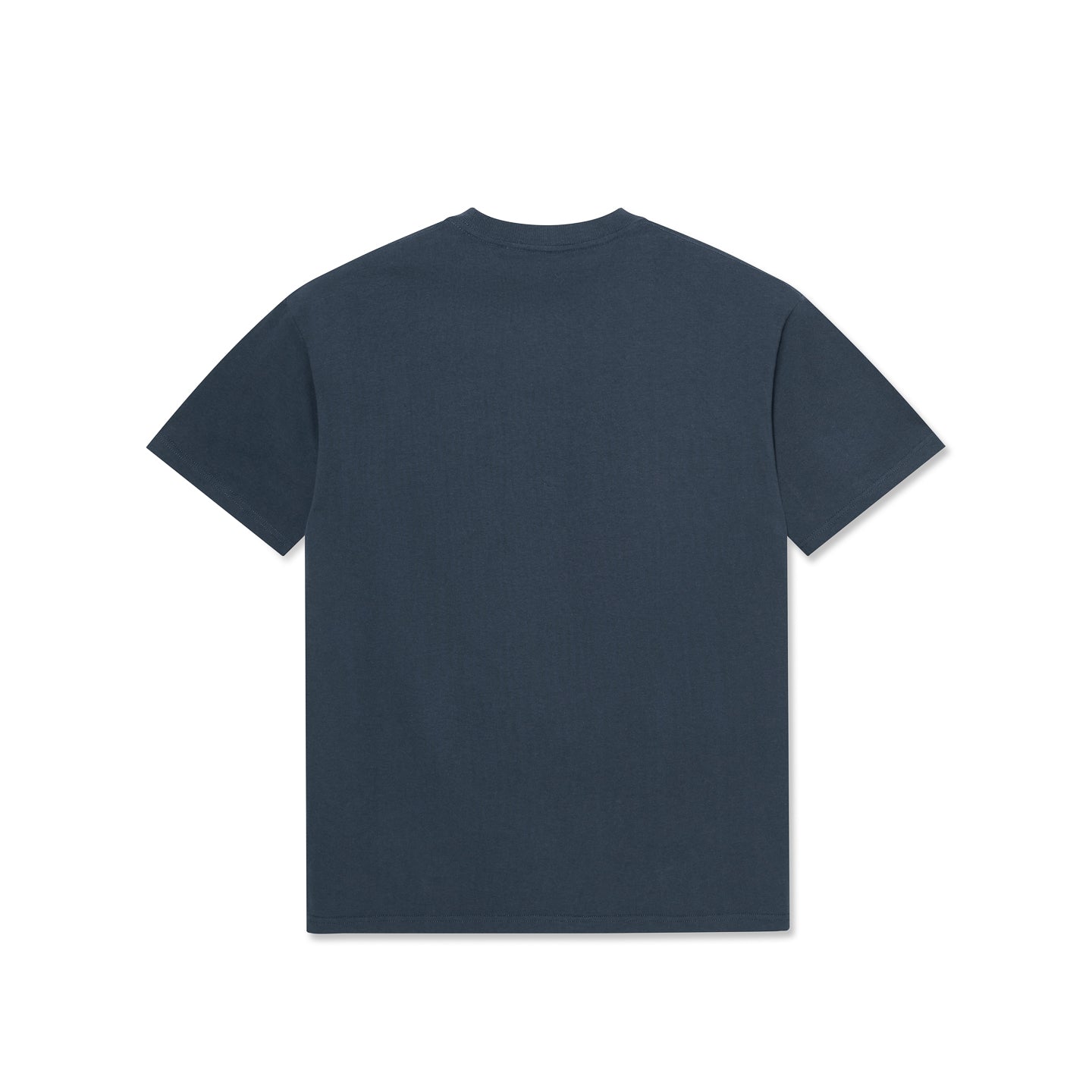 Script SS Tee (Dress Blue)